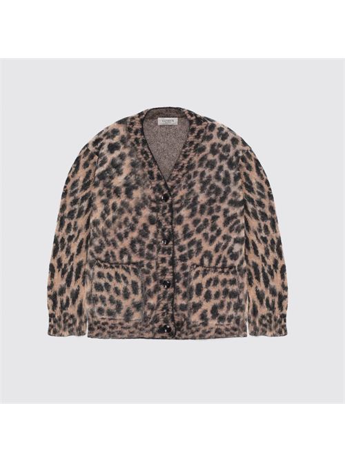 CARDIGAN MACULATO IN ALPACAUn capo avvolgente e grintoso, perfetto per distinguersi. Questo cardigan in maglia presenta una texture soffice e calda, con fantasia leopardata all-over e chiusura frontale. Realizzato in misto alpaca, garantisce leggerezza e morbidezza. Il fit comodo e il look deciso lo rendono ideale per le piccole con stile. LANEUS KIDS | F5LKJGCA053570